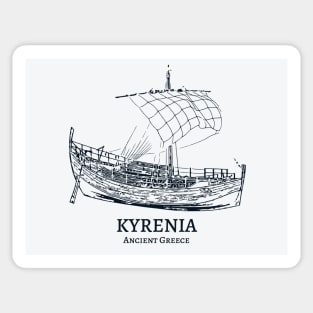 Kyrenia Ancient Greek Ship Sticker